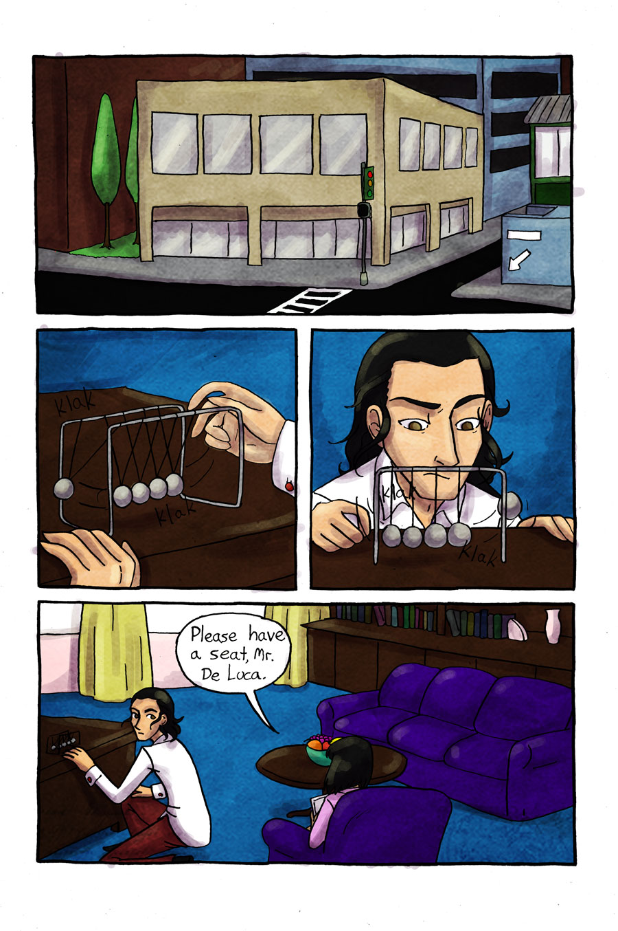1- Why don’t you have a seat.